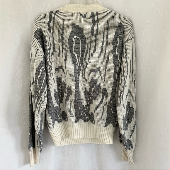 Sostanza Fashion Police Vintage Retro Puffy Arm Sweater Small - Picture 15 of 15